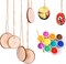 Wood Slices Craft Unfinished Wood kit Predrilled with Hole Wooden Circles for Arts Wood Slices Christmas Ornaments DIY Crafts 30 Pcs 2.0-2.4 inches